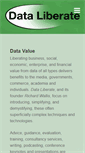 Mobile Screenshot of dataliberate.com
