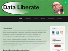 Tablet Screenshot of dataliberate.com